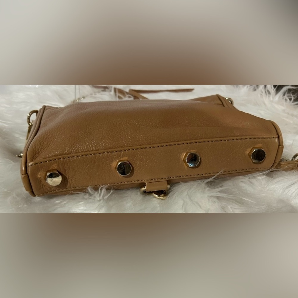 Rebecca Minkoff Brown Leather Crossbody Bag Adjustable Strap - Picture 7 of 8